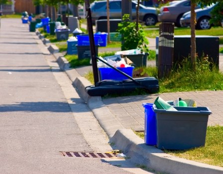 Eco-friendly disposal during garage clearance