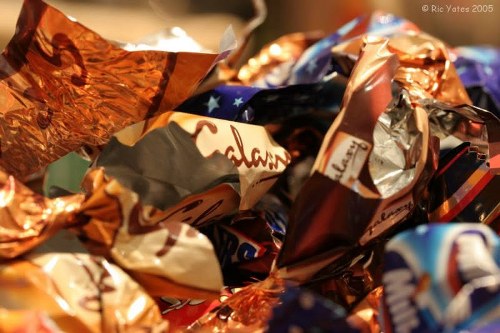 Composted green waste and mulch from Hornsey clearance